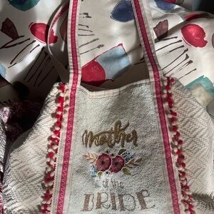 Mother of the Bride Beaded Tote NWOT